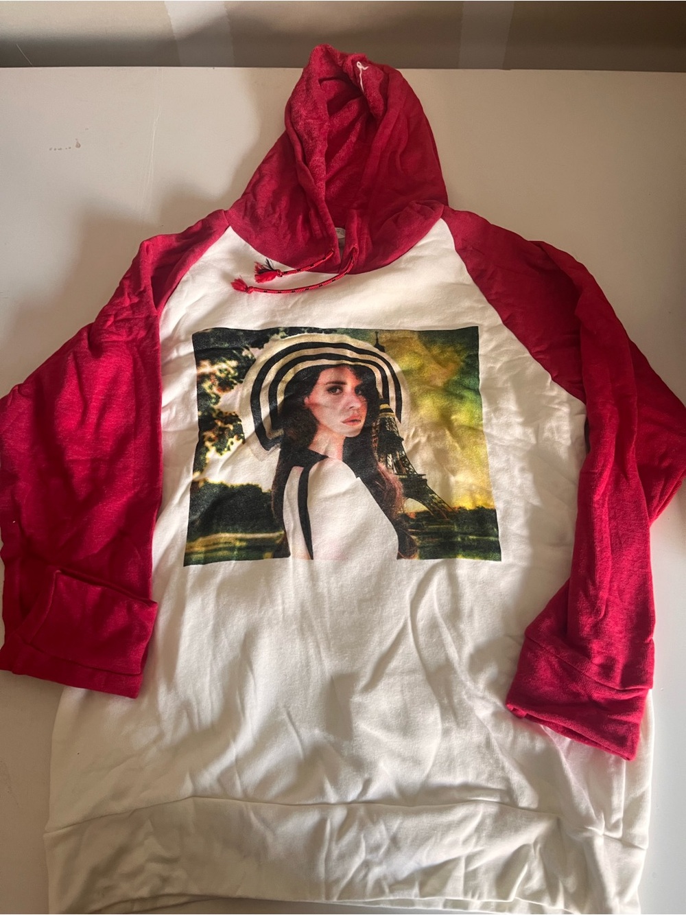 Lana Del Rey 2018 Tour Raglan Sweatshirt - Picture 3 of 5